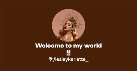 lesley onlyfans leaked|Find Welcome to my world ⭐️ Onlyfans